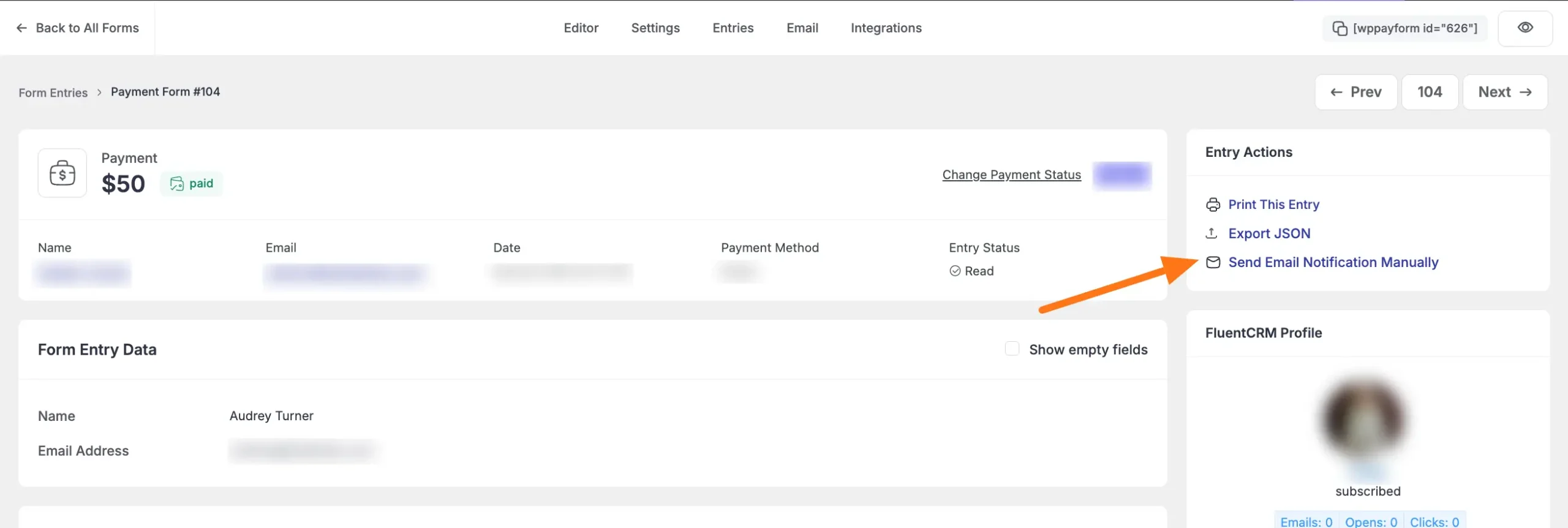 Send Email Notification