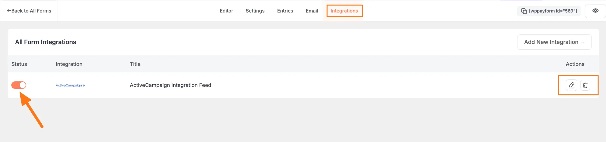 Added ActiveCampaign Integration Feed