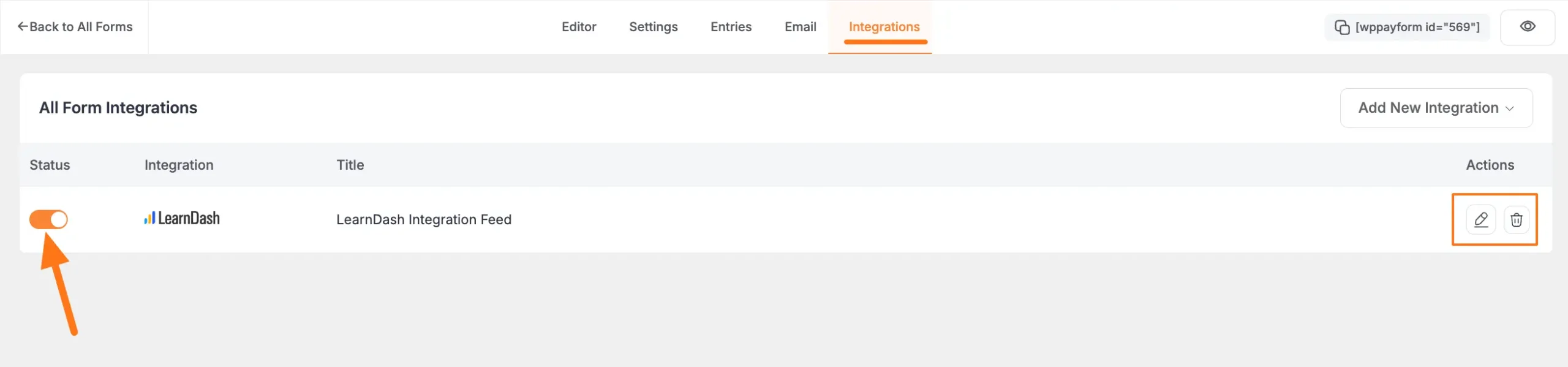 Added LearnDash Integration Feed