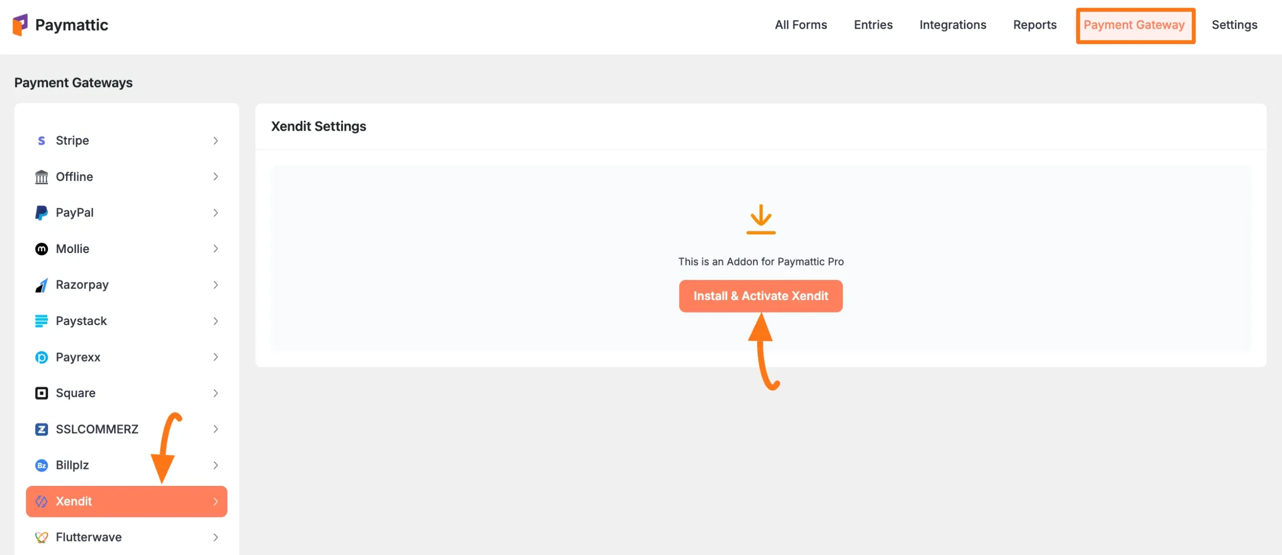 Install and Activate Xendit